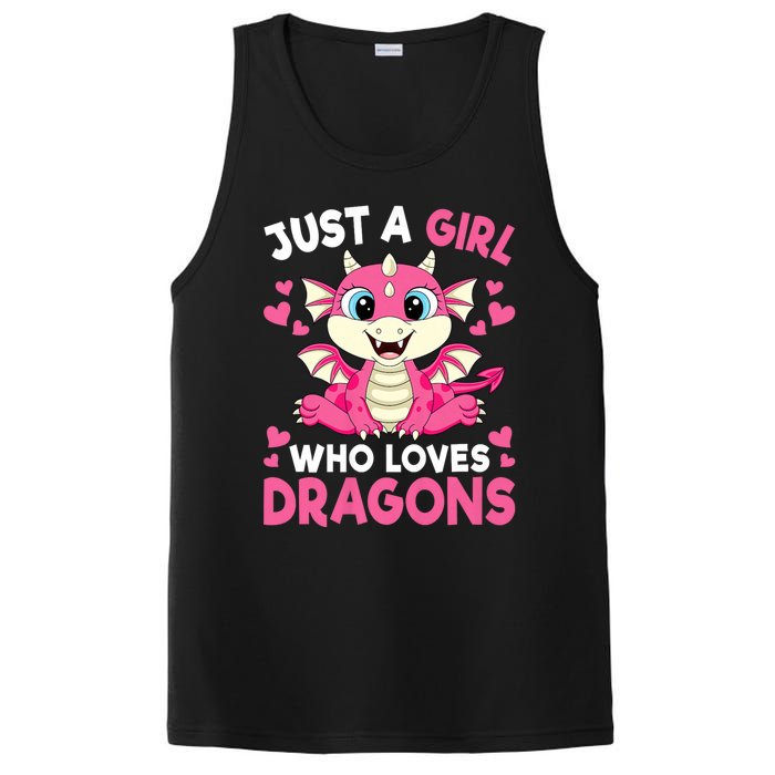 Just A Girl Who Loves Dragons PosiCharge Competitor Tank