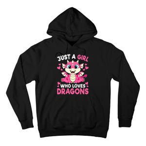 Just A Girl Who Loves Dragons Tall Hoodie