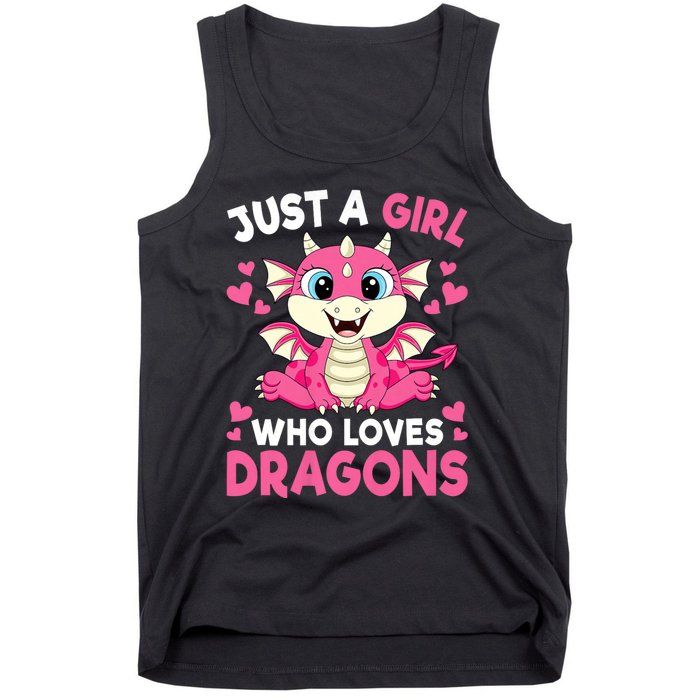 Just A Girl Who Loves Dragons Tank Top