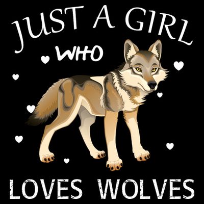 Just A Girl Who Loves Wolves T-Shirt