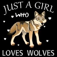 Just A Girl Who Loves Wolves Impact Tech Backpack