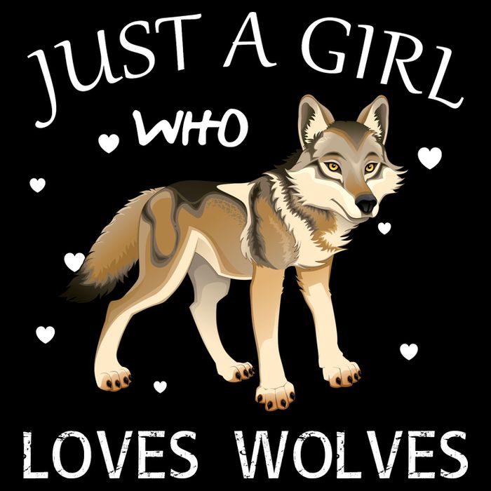 Just A Girl Who Loves Wolves Impact Tech Backpack
