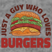Just A Guy Who Loves Burgers Toddler Hoodie