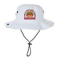 Just A Guy Who Loves Burgers Legacy Cool Fit Booney Bucket Hat