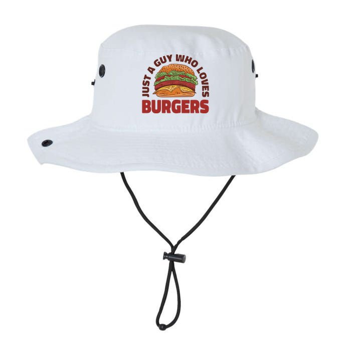 Just A Guy Who Loves Burgers Legacy Cool Fit Booney Bucket Hat