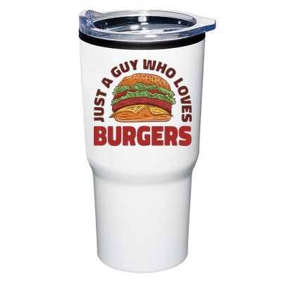 Just A Guy Who Loves Burgers Tumbler