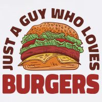 Just A Guy Who Loves Burgers Trucker Hat