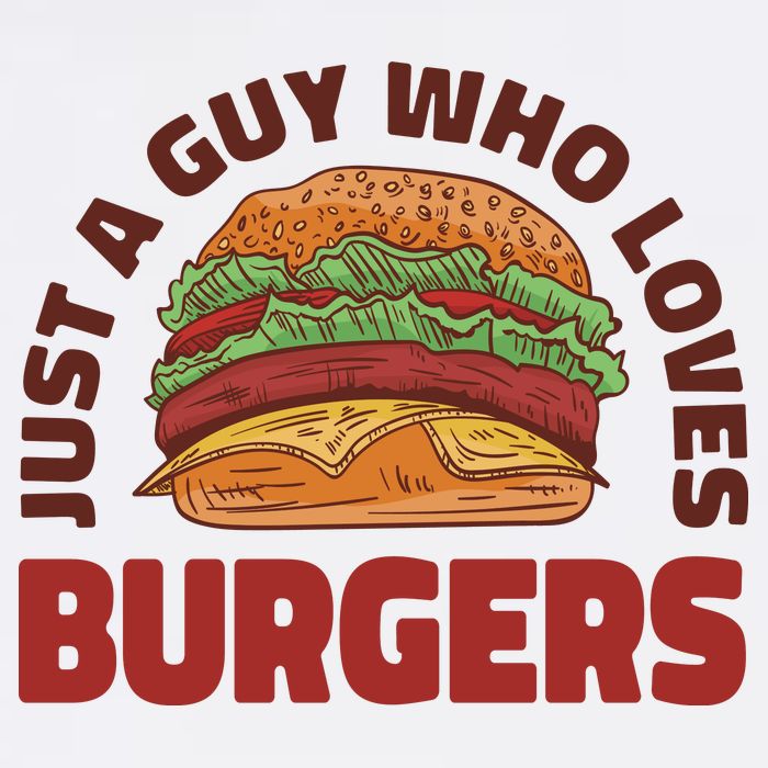 Just A Guy Who Loves Burgers Trucker Hat