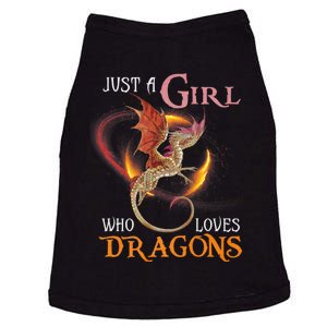 Just A Girl Who Loves Dragons Doggie Tank