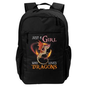 Just A Girl Who Loves Dragons Daily Commute Backpack