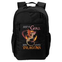 Just A Girl Who Loves Dragons Daily Commute Backpack