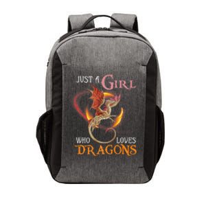 Just A Girl Who Loves Dragons Vector Backpack