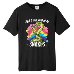 Just A Girl Who Loves Snakes Snake Tall Fusion ChromaSoft Performance T-Shirt