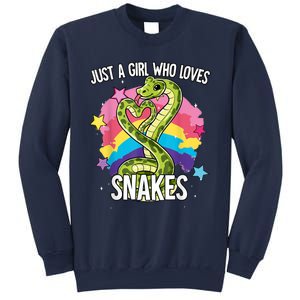 Just A Girl Who Loves Snakes Snake Sweatshirt