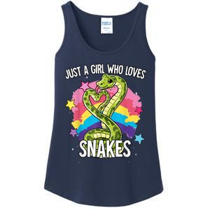 Just A Girl Who Loves Snakes Snake Ladies Essential Tank