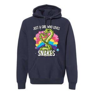 Just A Girl Who Loves Snakes Snake Premium Hoodie