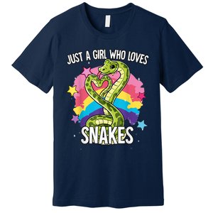 Just A Girl Who Loves Snakes Snake Premium T-Shirt