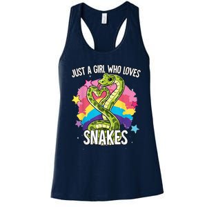 Just A Girl Who Loves Snakes Snake Women's Racerback Tank