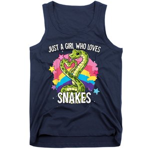 Just A Girl Who Loves Snakes Snake Tank Top