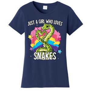 Just A Girl Who Loves Snakes Snake Women's T-Shirt