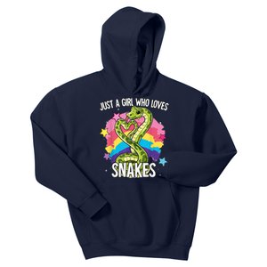 Just A Girl Who Loves Snakes Snake Kids Hoodie