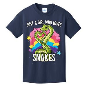 Just A Girl Who Loves Snakes Snake Kids T-Shirt