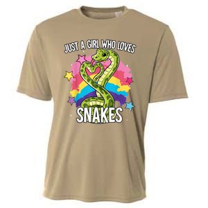 Just A Girl Who Loves Snakes Snake Cooling Performance Crew T-Shirt