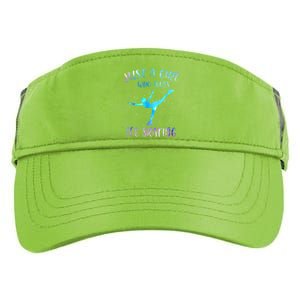 Just A Girl Who Loves Ice Skating Figure Skate Skater Adult Drive Performance Visor