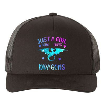 Just A Girl Who Loves Dragons  Yupoong Adult 5-Panel Trucker Hat