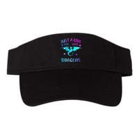 Just A Girl Who Loves Dragons  Valucap Bio-Washed Visor