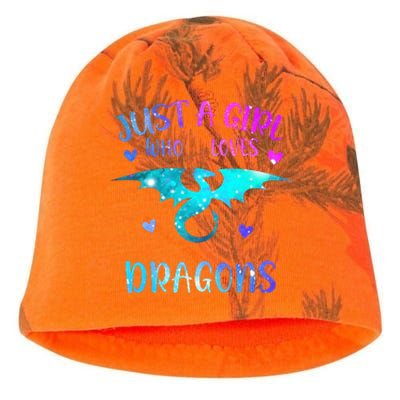 Just A Girl Who Loves Dragons  Kati - Camo Knit Beanie