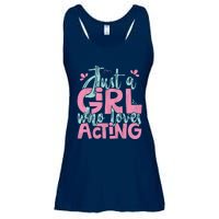 Just A Girl Who Loves Acting Gift Ladies Essential Flowy Tank