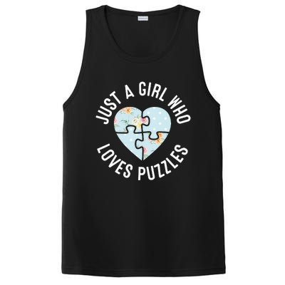 Just A Girl Who Loves Puzzles Jigsaw Puzzle PosiCharge Competitor Tank