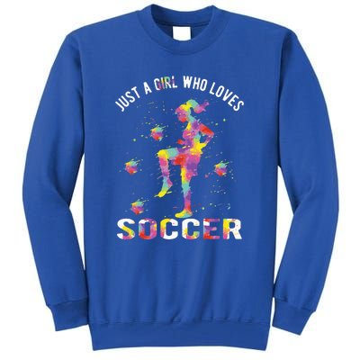 Just A Girl Who Loves Soccer Tall Sweatshirt