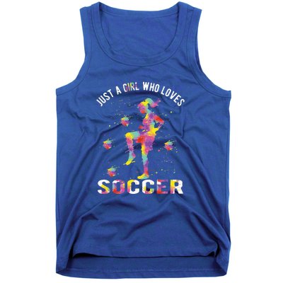 Just A Girl Who Loves Soccer Tank Top