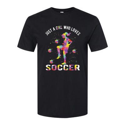 Just A Girl Who Loves Soccer Softstyle CVC T-Shirt