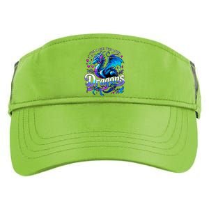 Just A Girl Who Loves Dragons Adult Drive Performance Visor