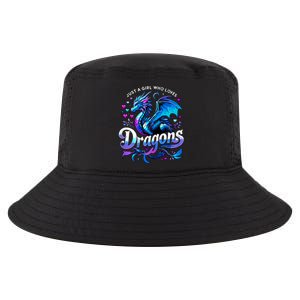 Just A Girl Who Loves Dragons Cool Comfort Performance Bucket Hat