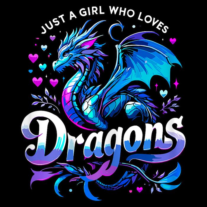 Just A Girl Who Loves Dragons Impact Tech Backpack