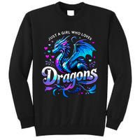 Just A Girl Who Loves Dragons Tall Sweatshirt