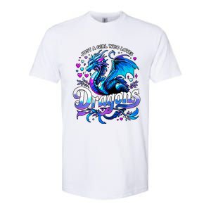 Just A Girl Who Loves Dragons Softstyle CVC T-Shirt