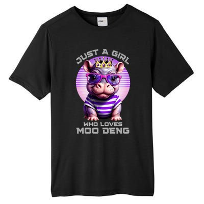 Just A Girl Who Loves Moo Deng Baby Pypmy Hippo Tall Fusion ChromaSoft Performance T-Shirt