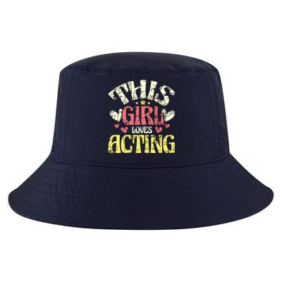 Just A Girl Who Loves Acting Gift Cool Comfort Performance Bucket Hat