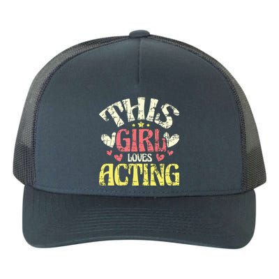 Just A Girl Who Loves Acting Gift Yupoong Adult 5-Panel Trucker Hat