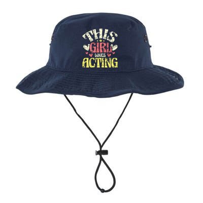 Just A Girl Who Loves Acting Gift Legacy Cool Fit Booney Bucket Hat