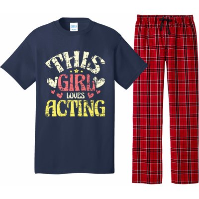 Just A Girl Who Loves Acting Gift Pajama Set