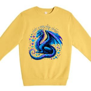 Just A Girl Who Loves Dragons Premium Crewneck Sweatshirt