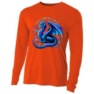 Just A Girl Who Loves Dragons Cooling Performance Long Sleeve Crew