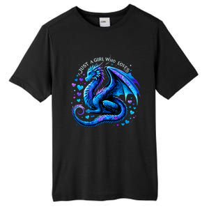 Just A Girl Who Loves Dragons Tall Fusion ChromaSoft Performance T-Shirt