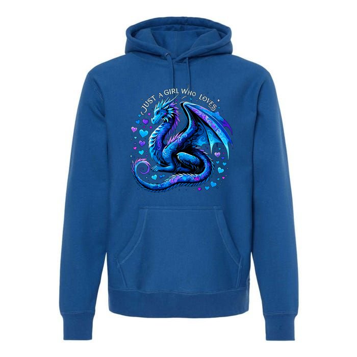 Just A Girl Who Loves Dragons Premium Hoodie